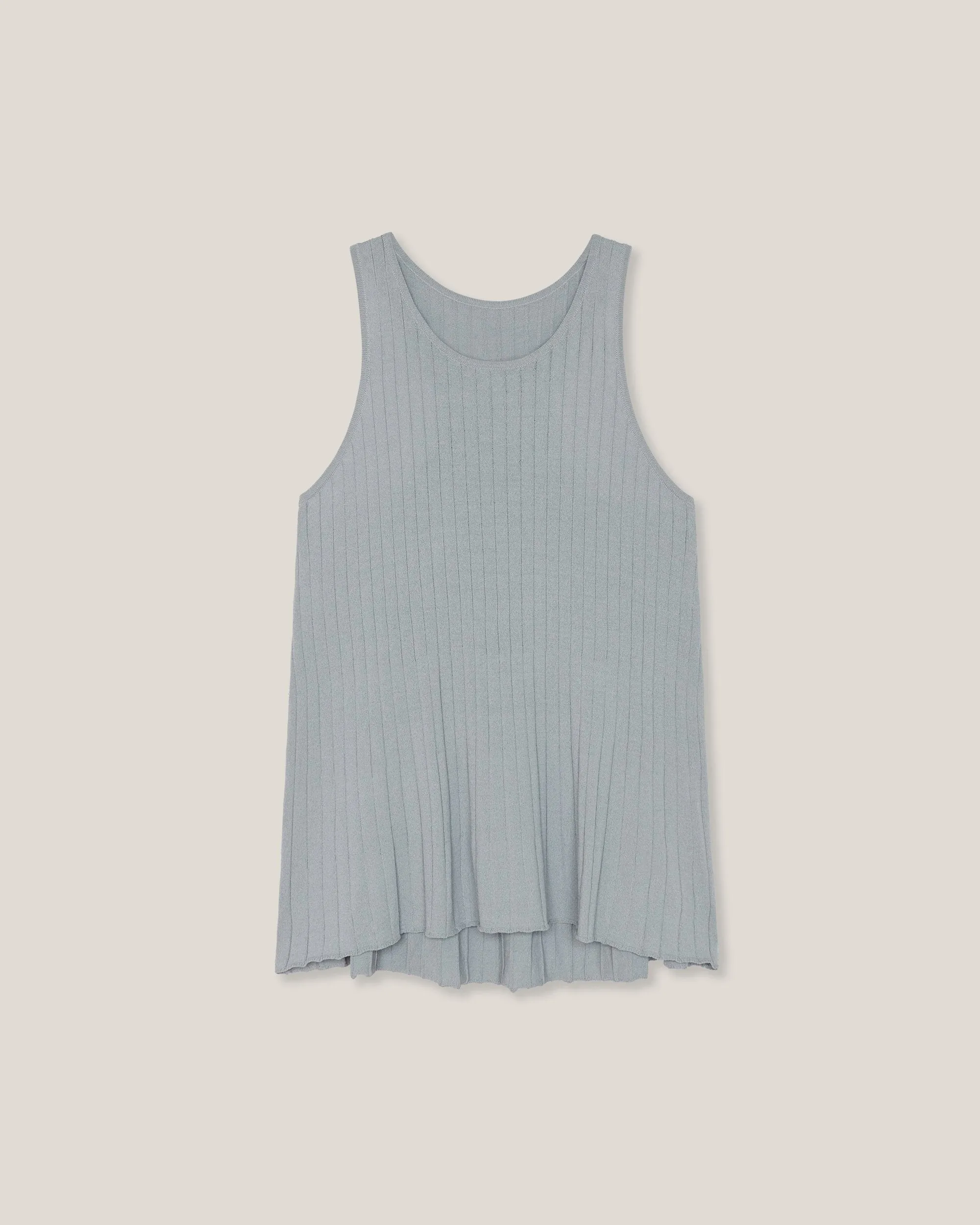 Ashley Sleeveless Ribbed Knit Tank