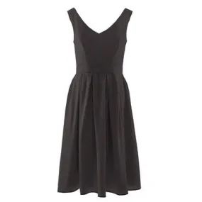 Bamboo Woven Dress  - Midnight