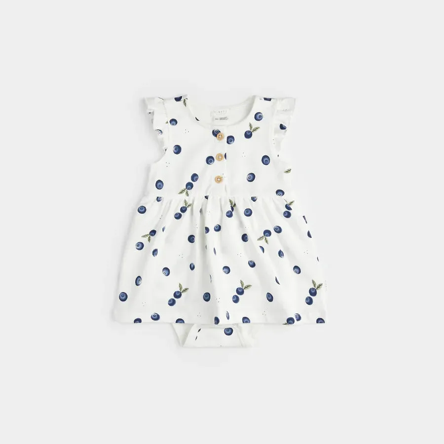 Blueberry Print Dress