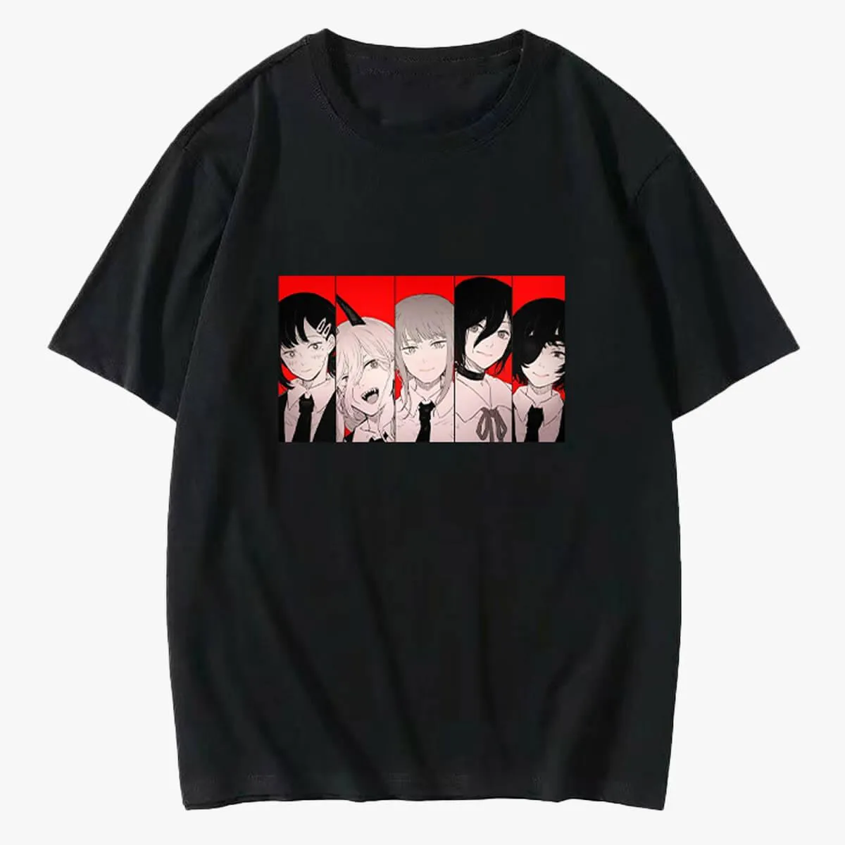 Chainsaw Man Cute Girl Characters Art T-Shirt