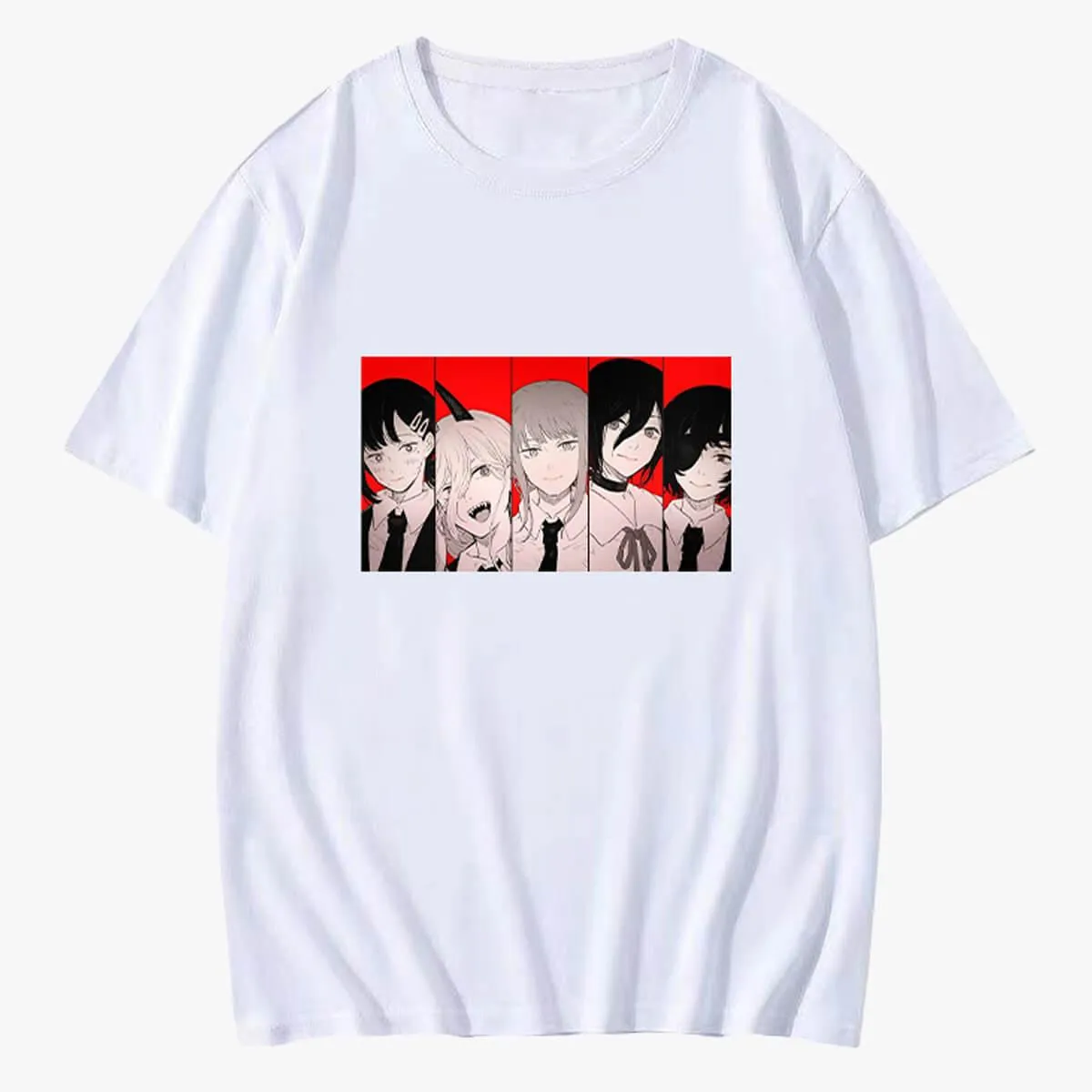 Chainsaw Man Cute Girl Characters Art T-Shirt