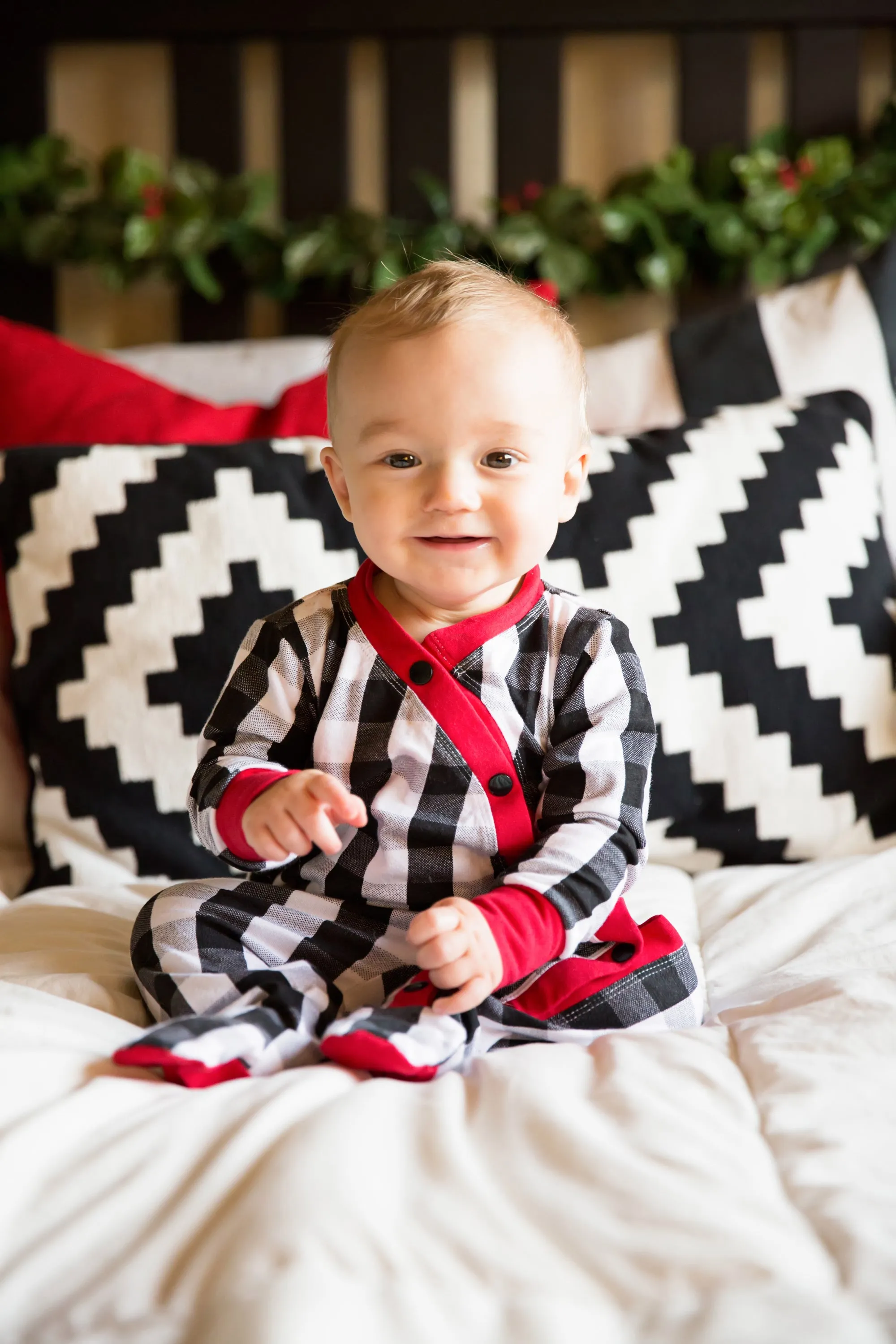 Christmas Infant Snap-Up Pajamas