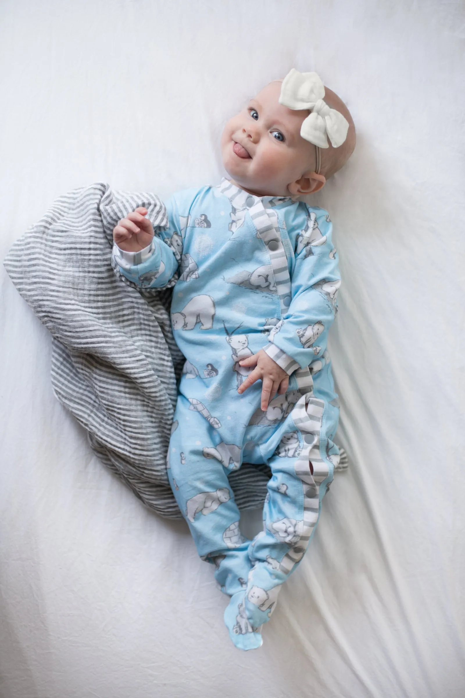 Christmas Infant Snap-Up Pajamas