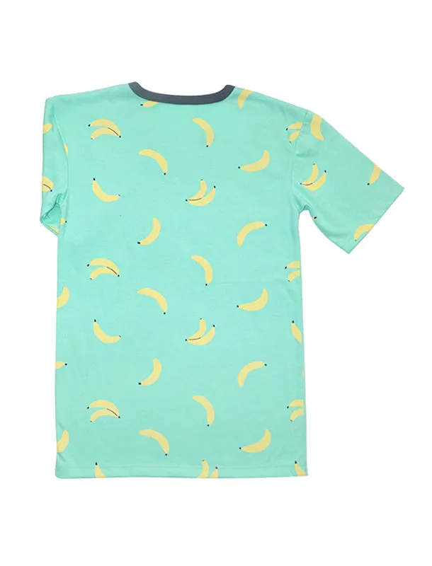 Comfy Banana Pajamas Girl Dress