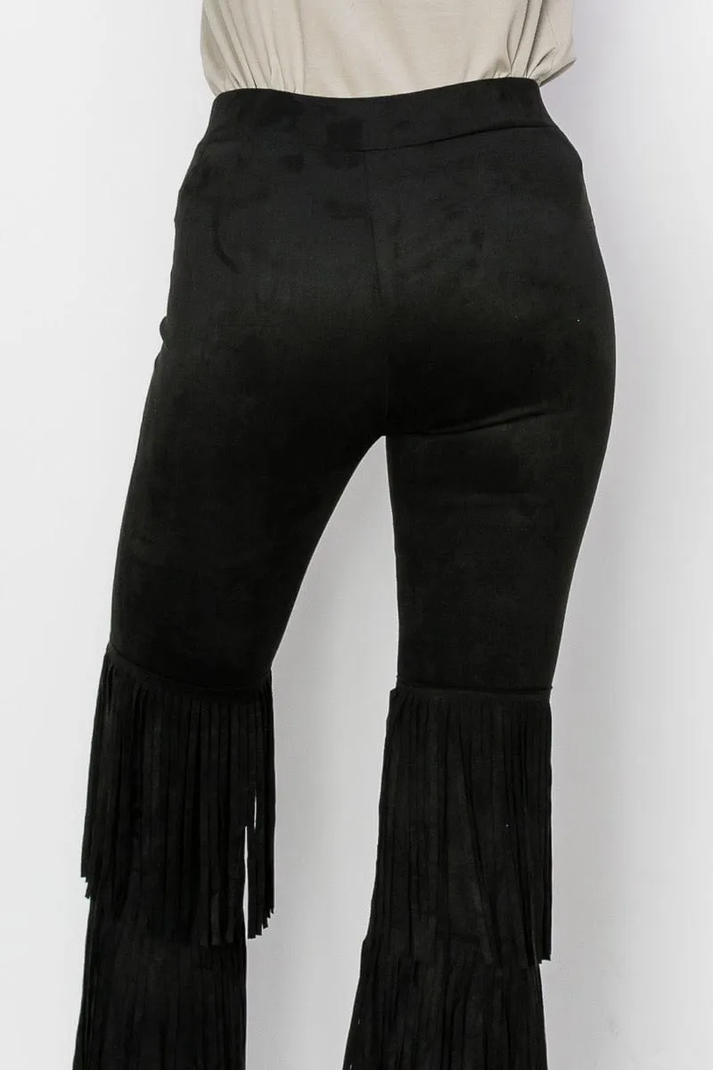 Gabby's Boho Fringed Pants