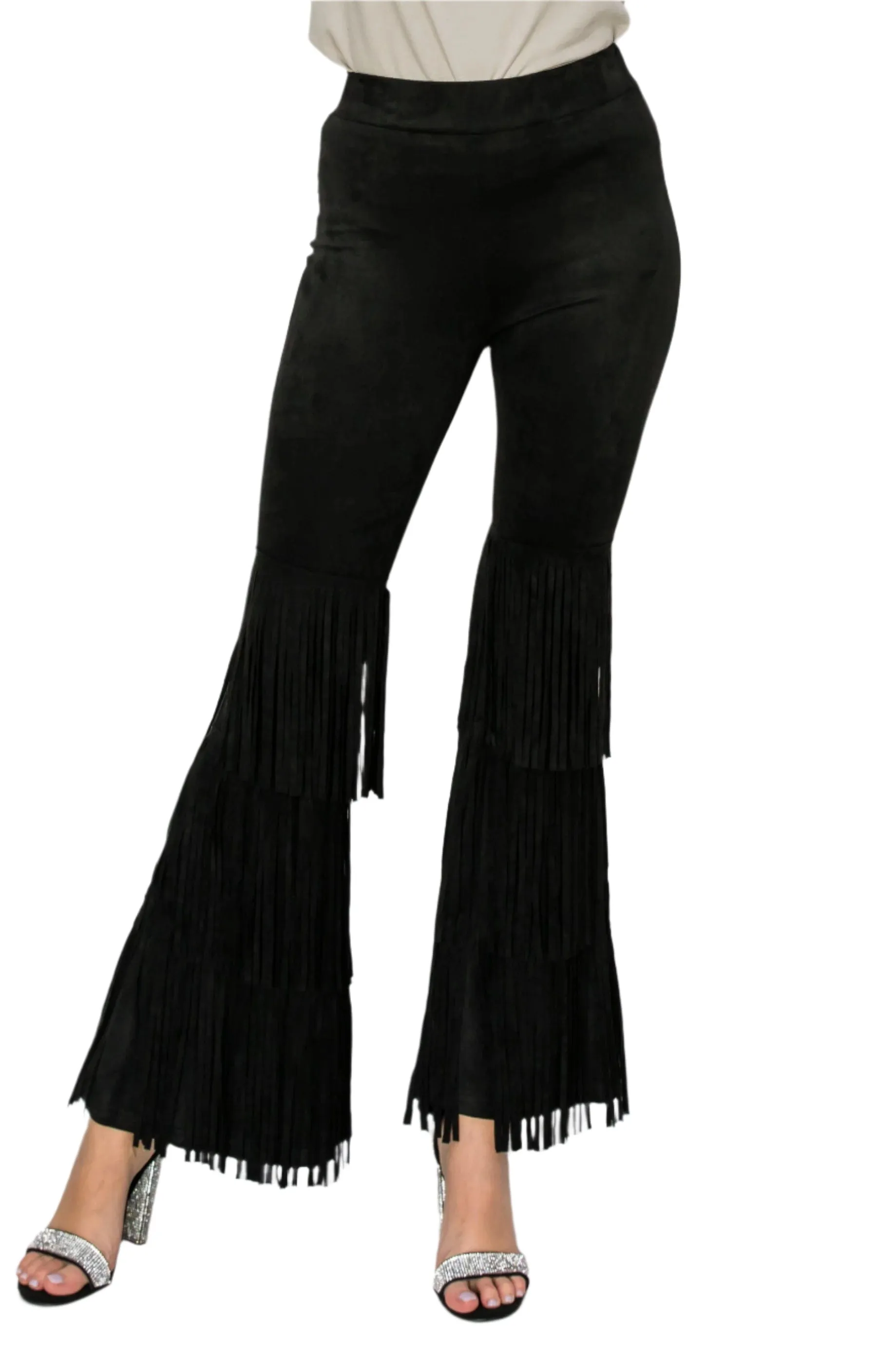 Gabby's Boho Fringed Pants