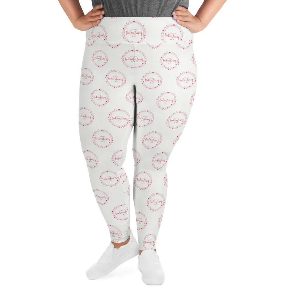 Happy Valentine's Day - All-Over Print Plus Size Leggings