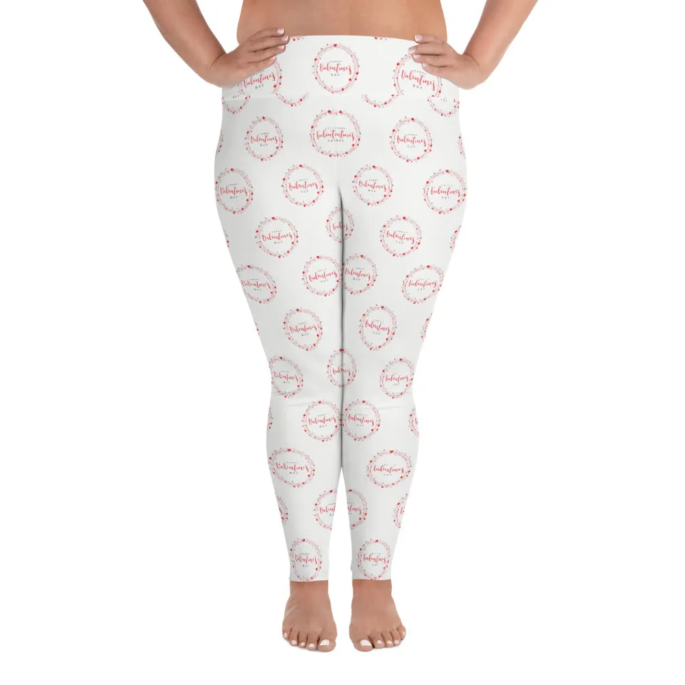 Happy Valentine's Day - All-Over Print Plus Size Leggings