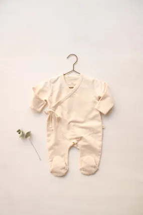 Kimono Cream Footed Onesie
