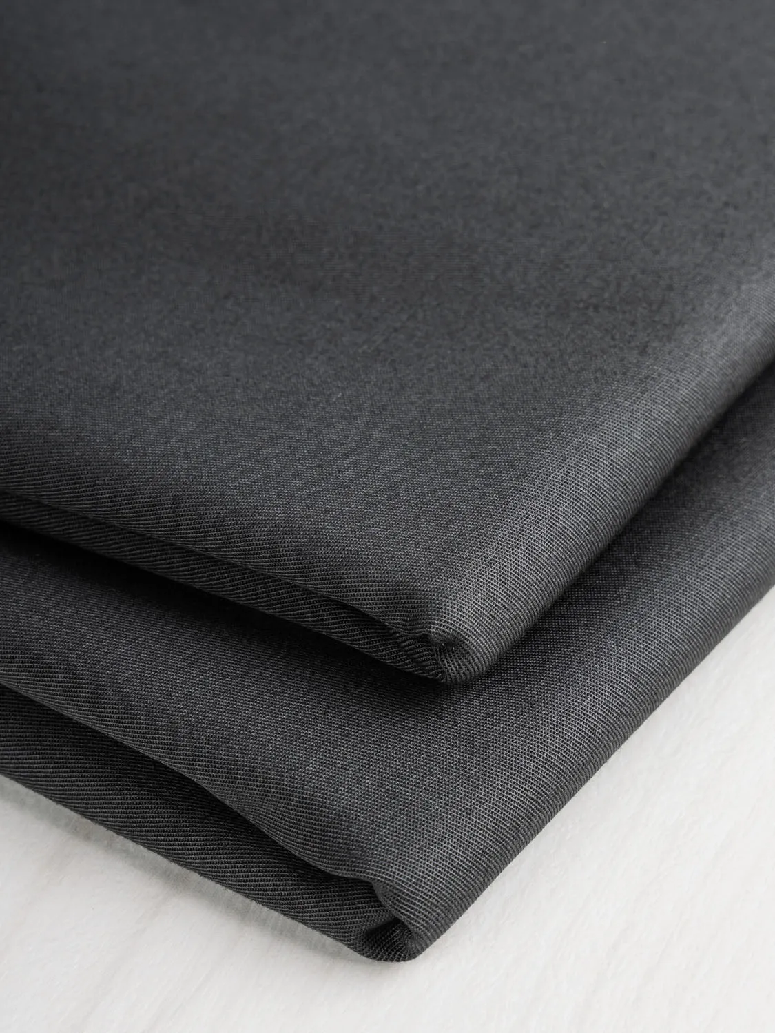 Lightweight Organic Cotton Stretch 6 oz Twill- Pebble Grey