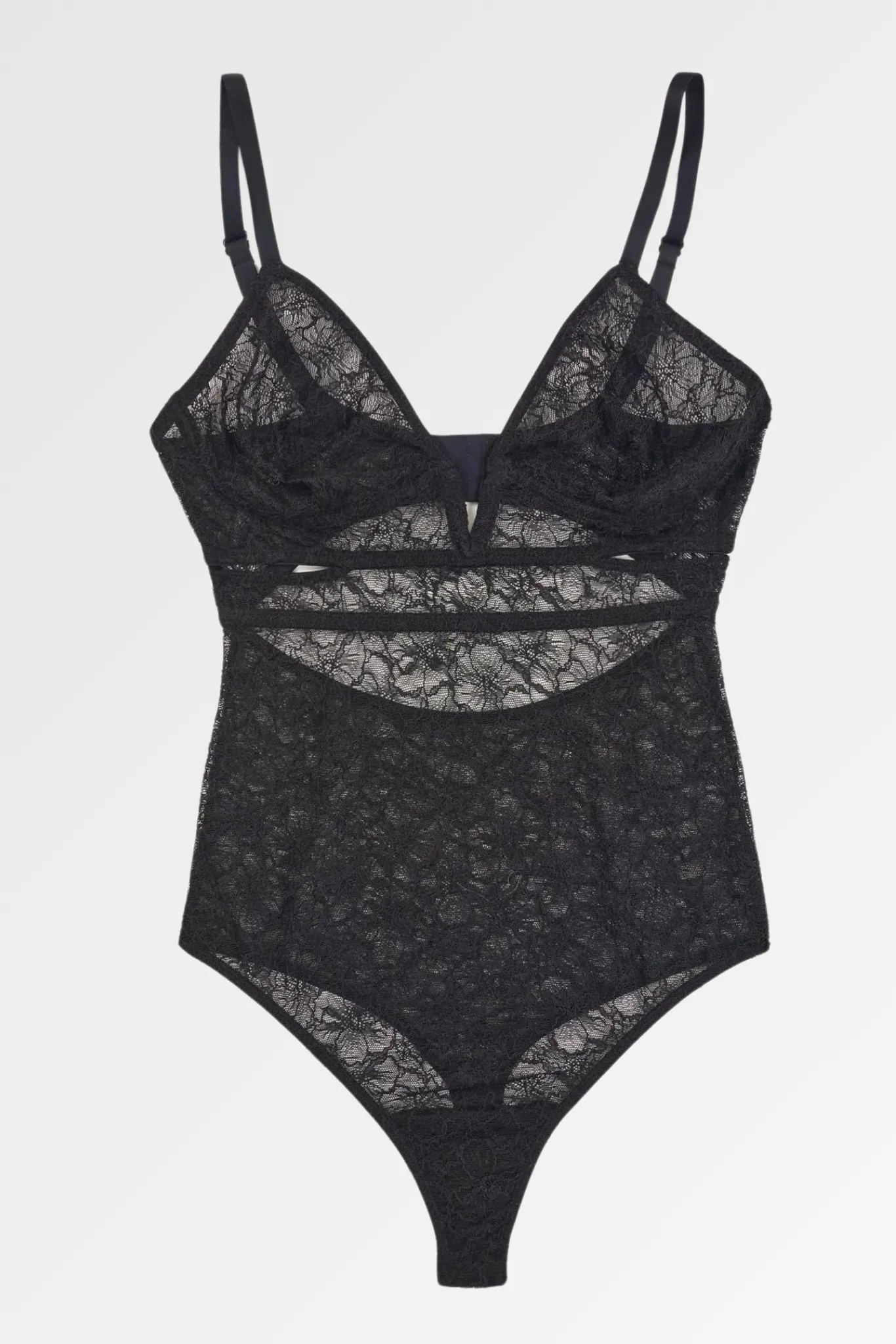 Marie Soft Plunge V Wire Bodysuit