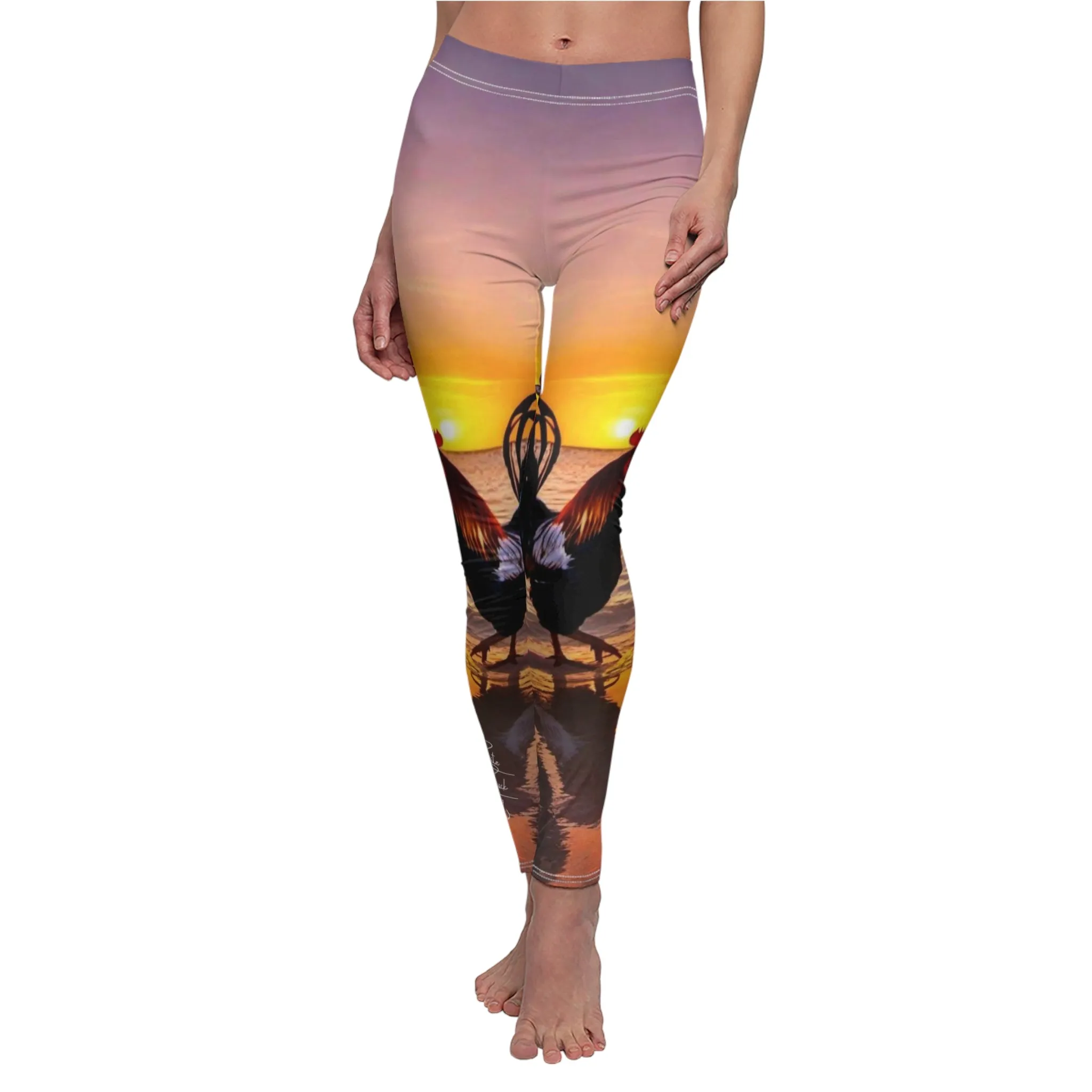 Morning at Smathers Beach Casual Leggings