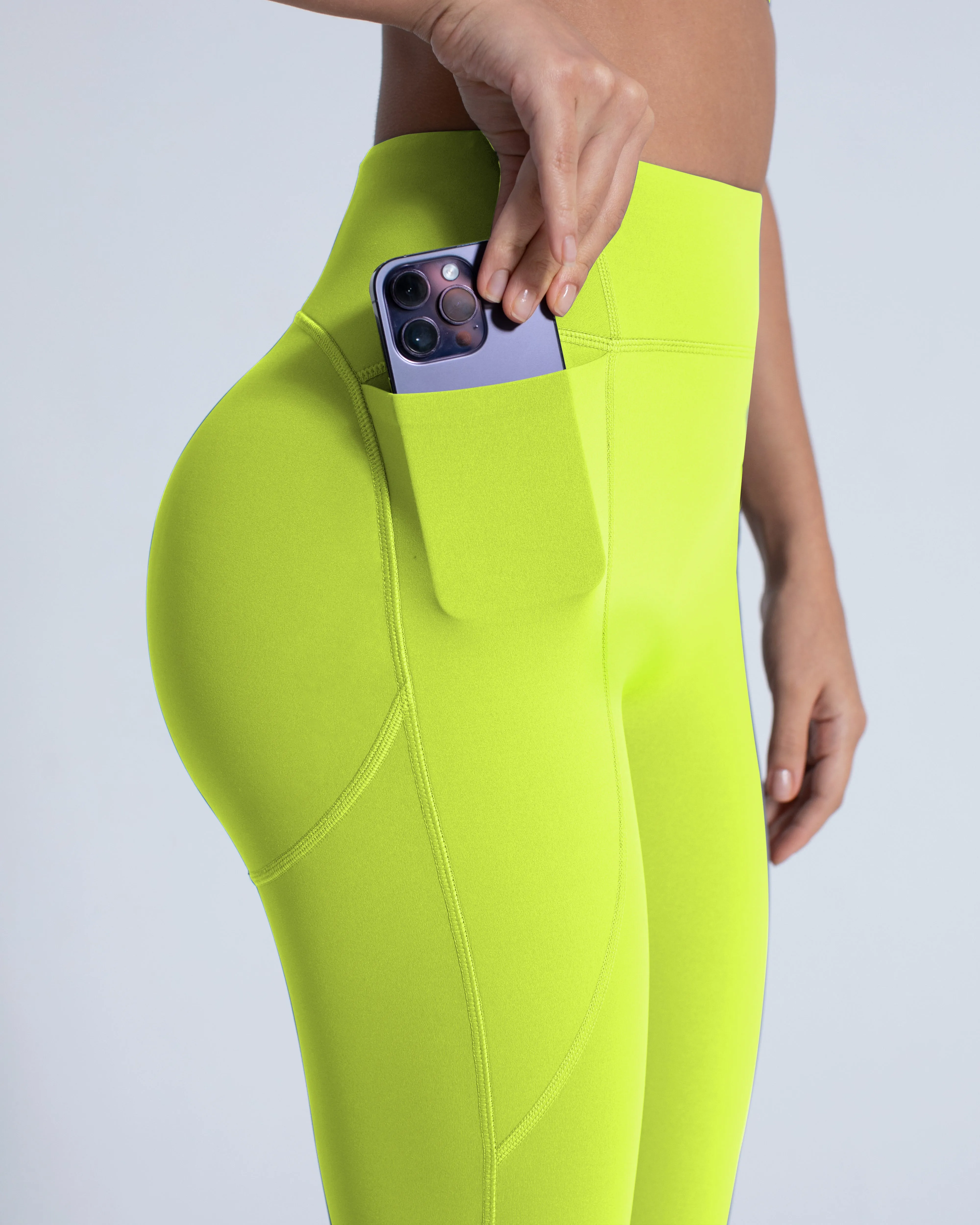 Padded Booty Lift Basic Pocket Leggings
