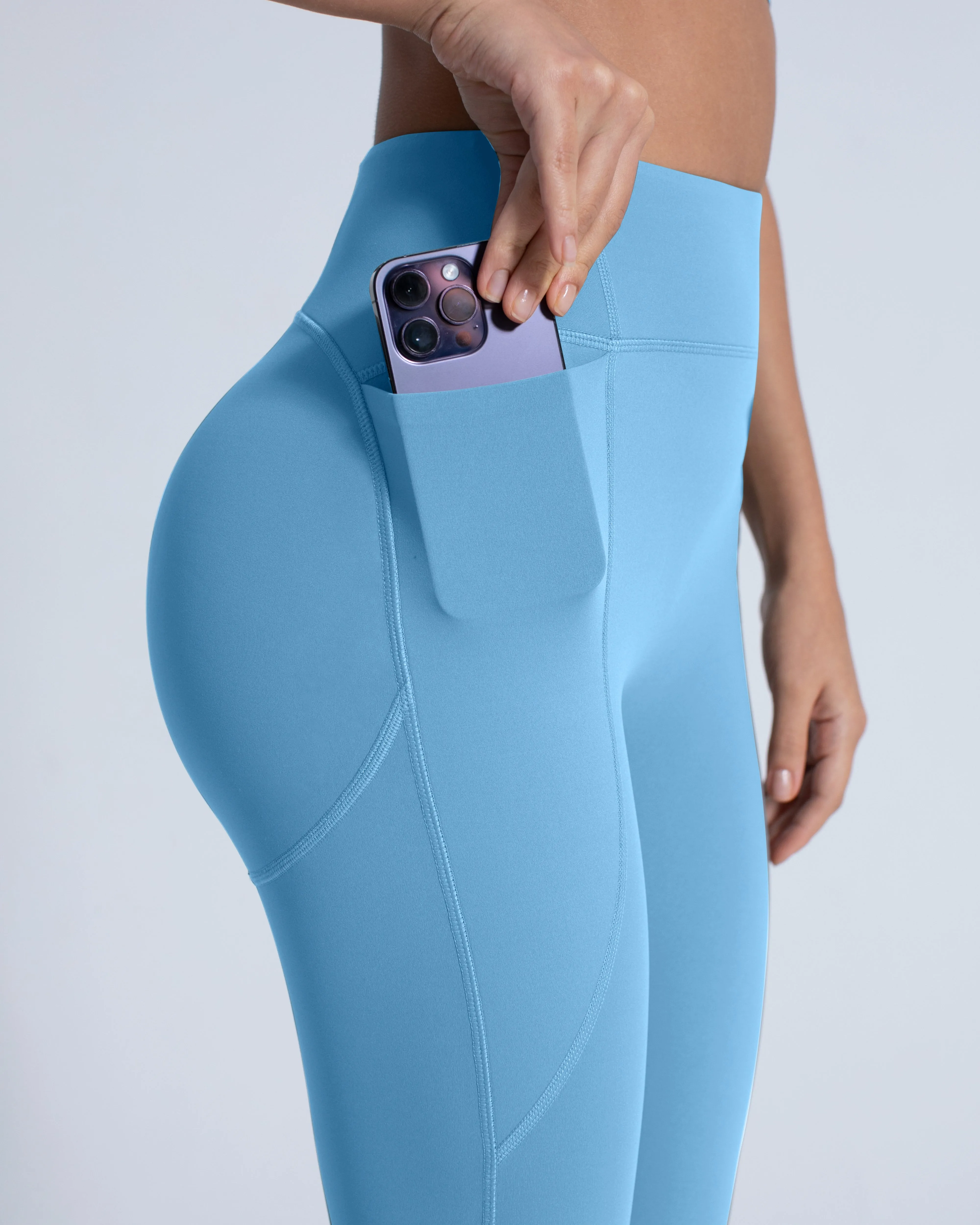 Padded Booty Lift Basic Pocket Leggings