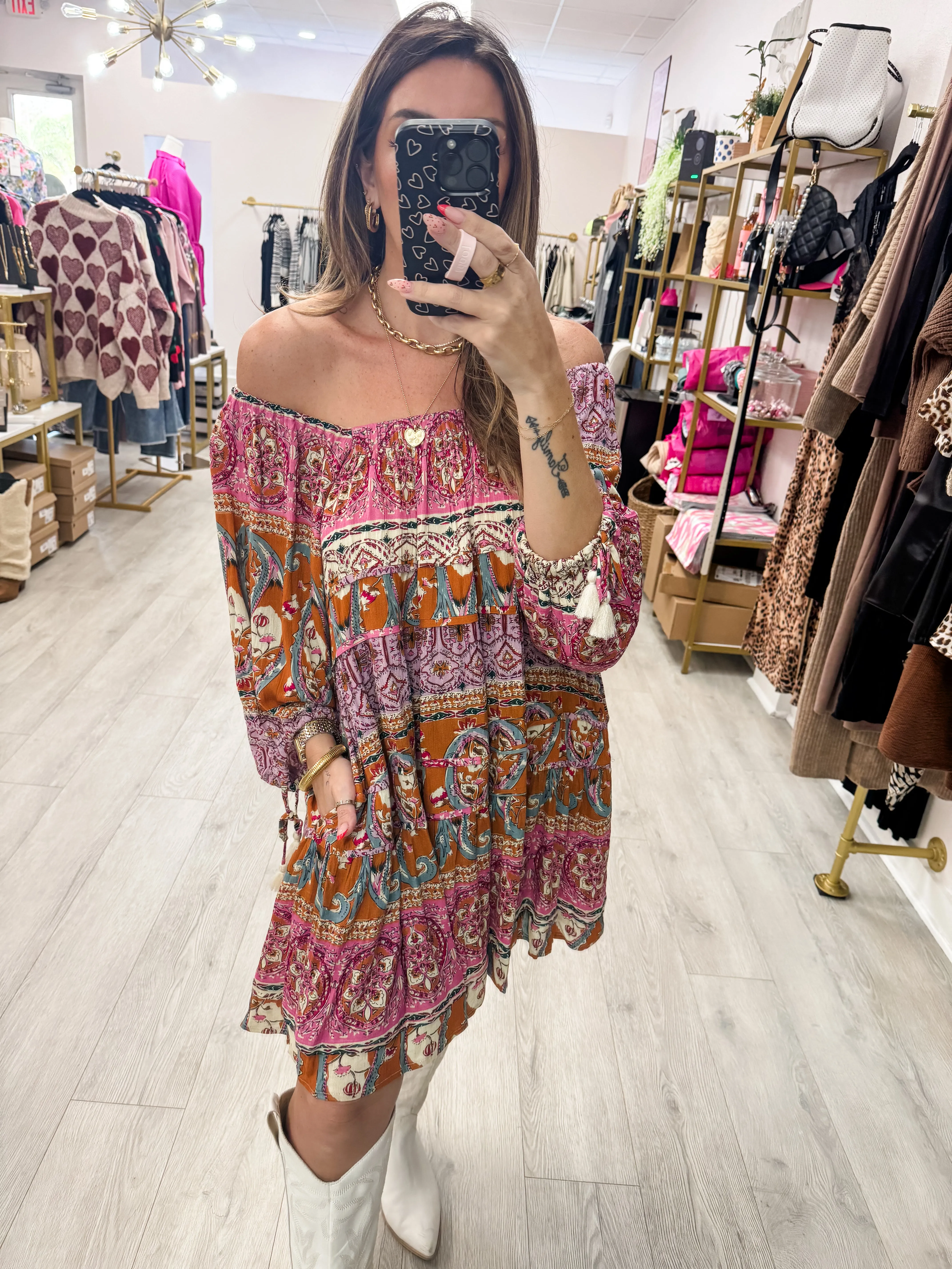 Paisley Boho Dress