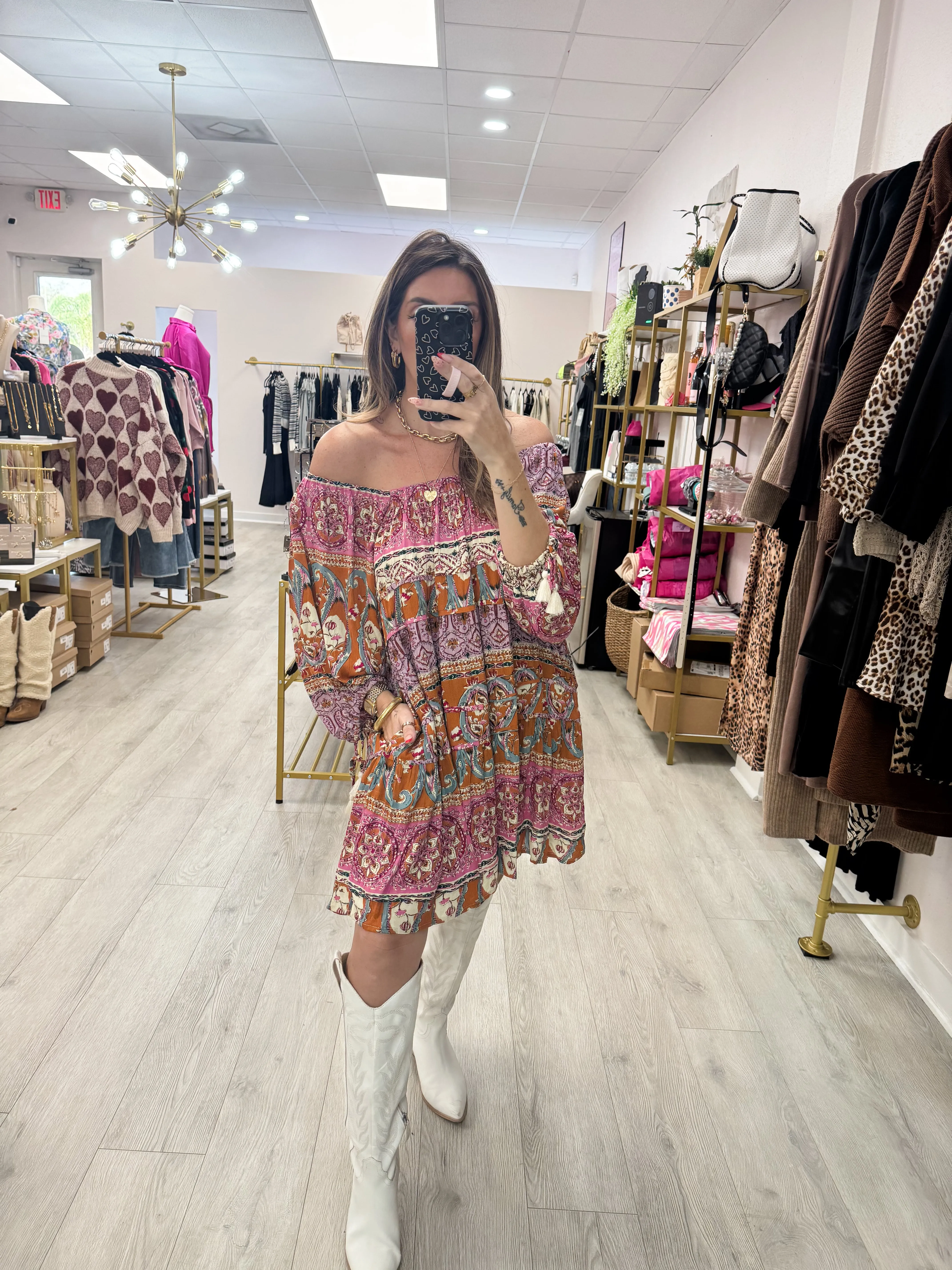 Paisley Boho Dress