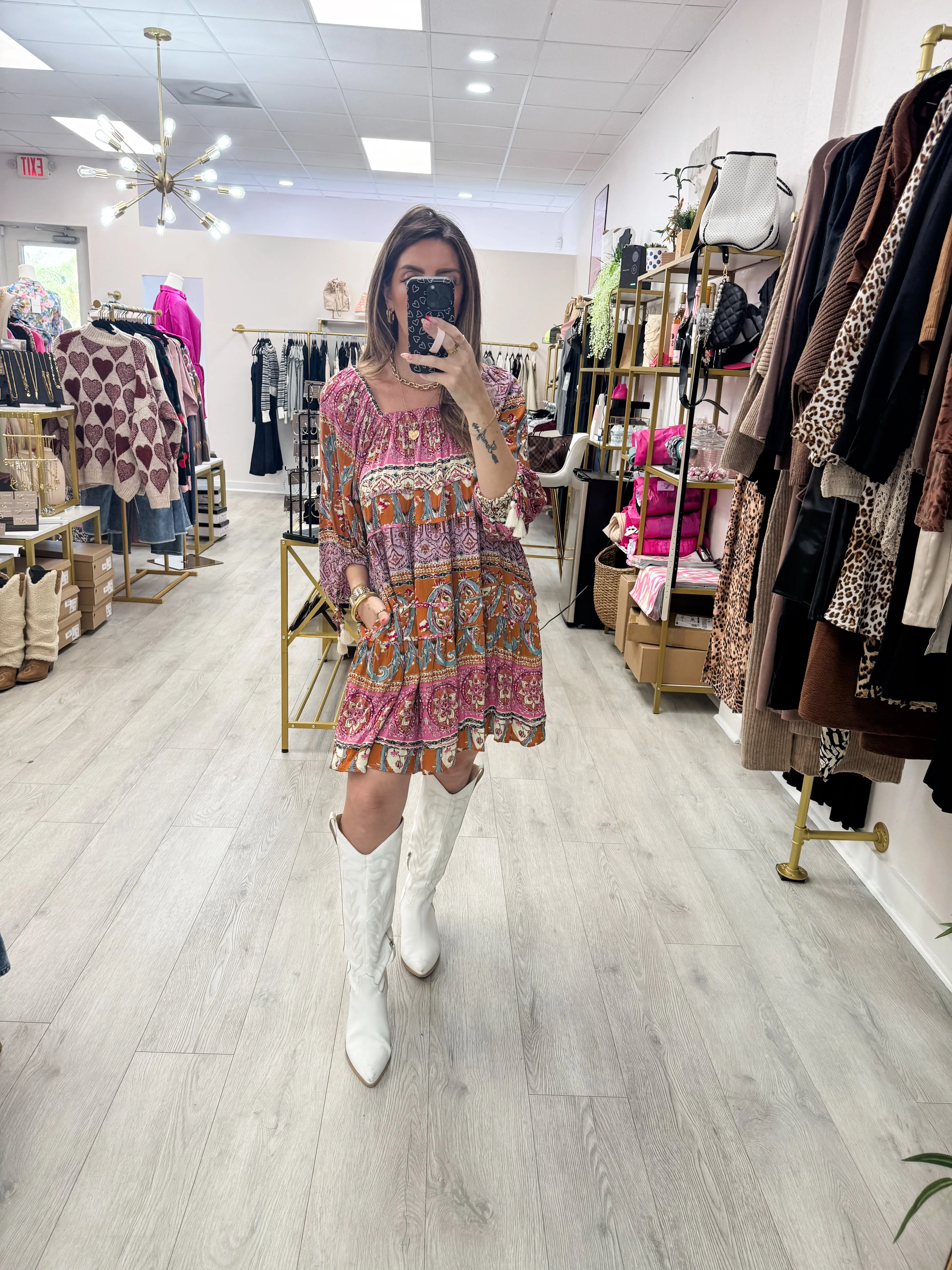 Paisley Boho Dress