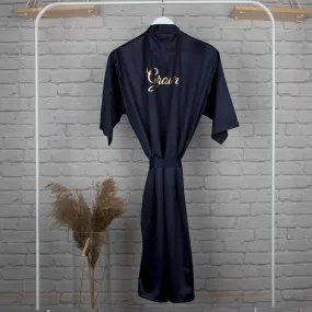 Personalised Satin Robe