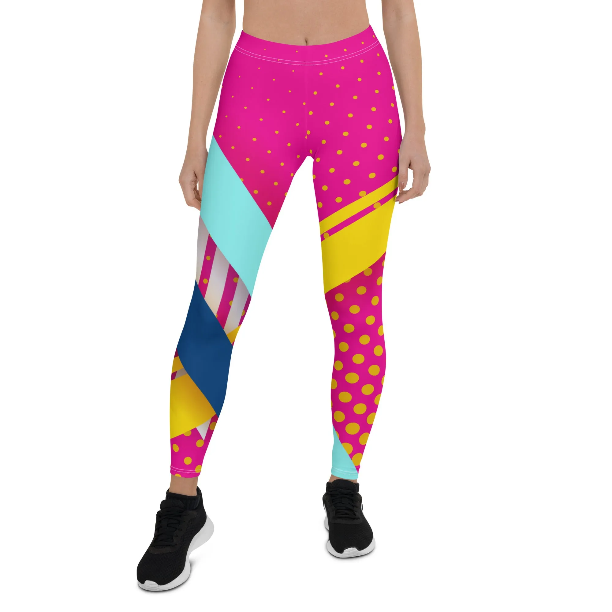 PINK ABSTRACT FITNESS COLLECTION  - Leggings