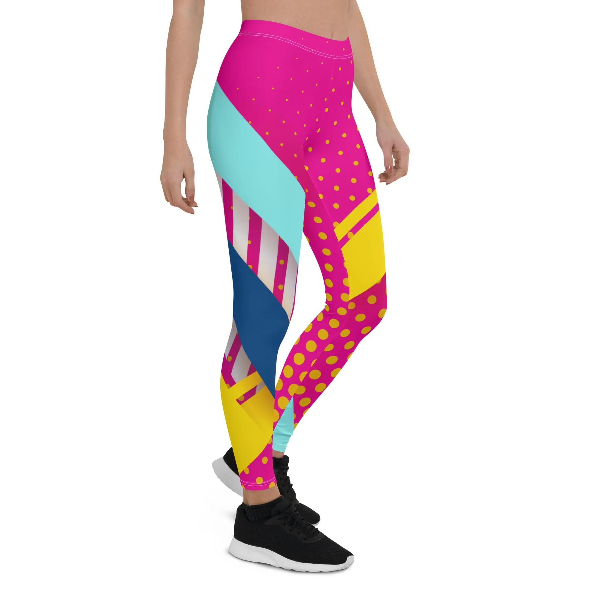 PINK ABSTRACT FITNESS COLLECTION  - Leggings