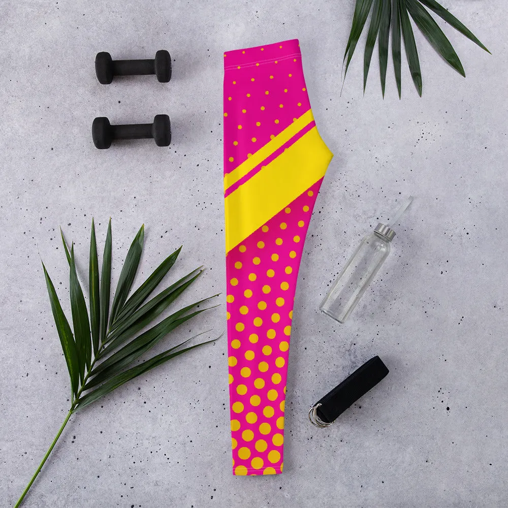PINK ABSTRACT FITNESS COLLECTION  - Leggings