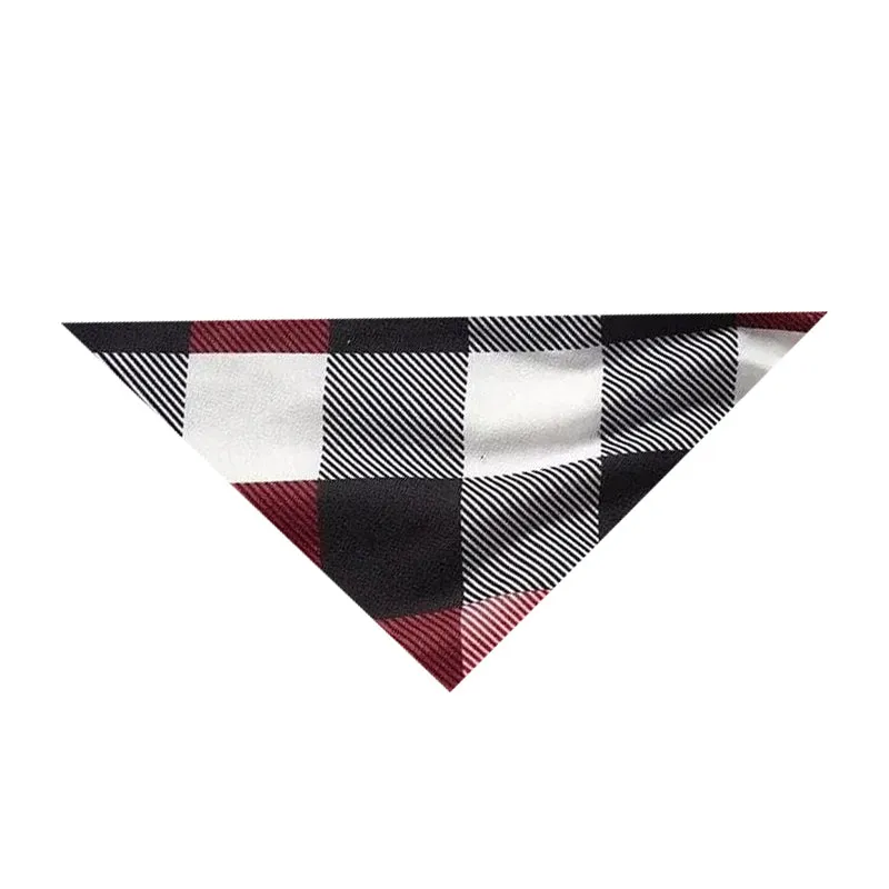 "Christmas With My Tribe" Pattern Ⅱ - Red&Black&White Plaid  Matching Pajamas