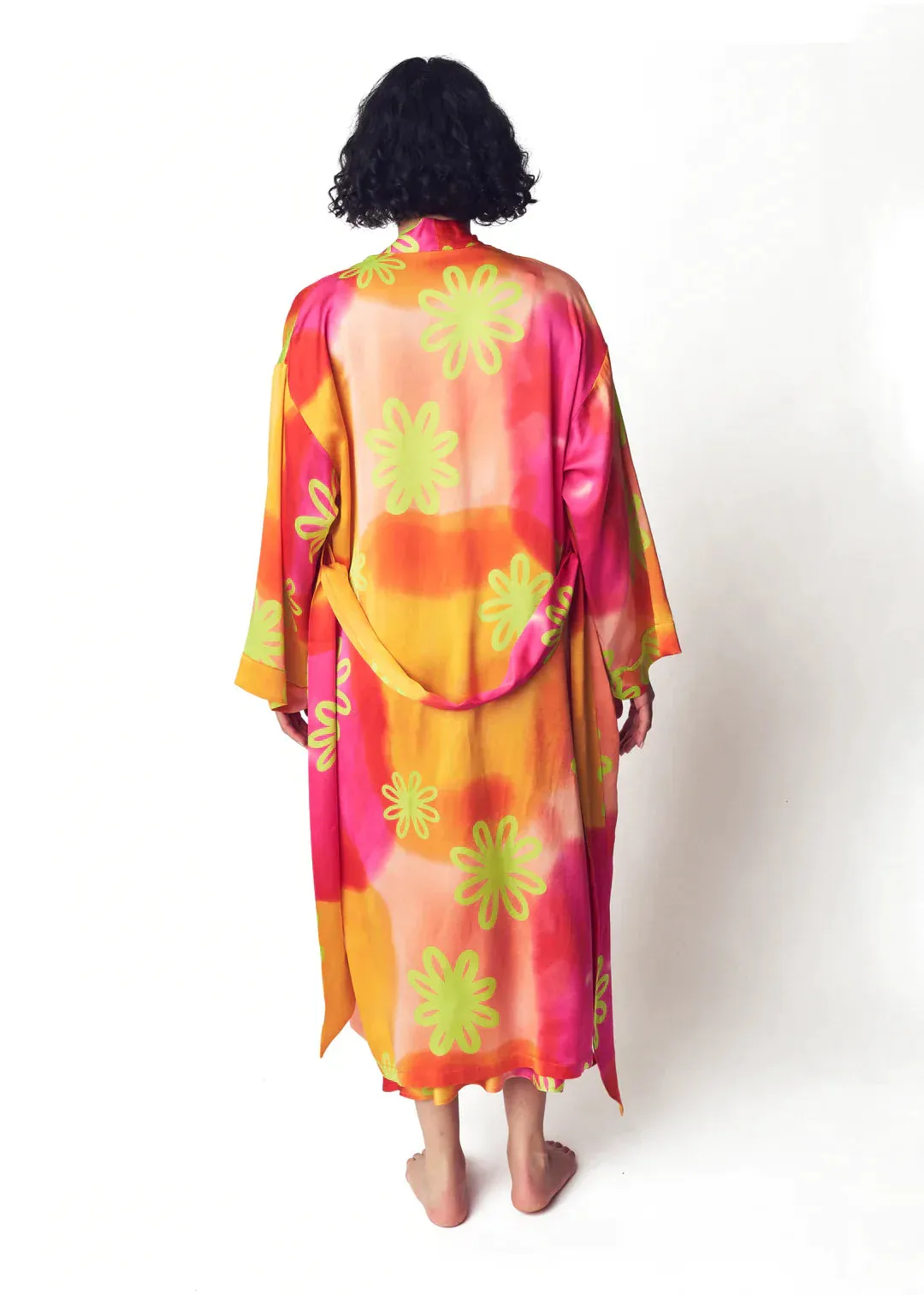 Sherbert Silk Day Robe