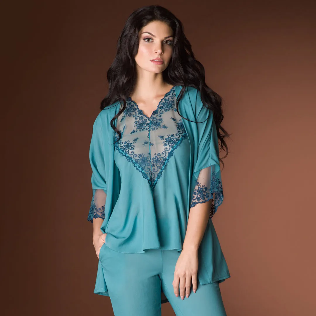 Soft Sheer Mesh Robe Vova Cosima