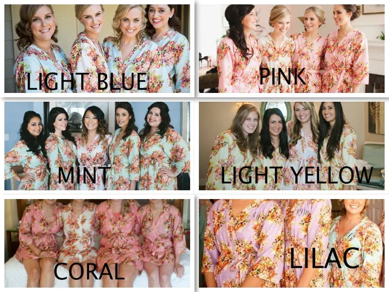 Teal Bridesmaids Robes